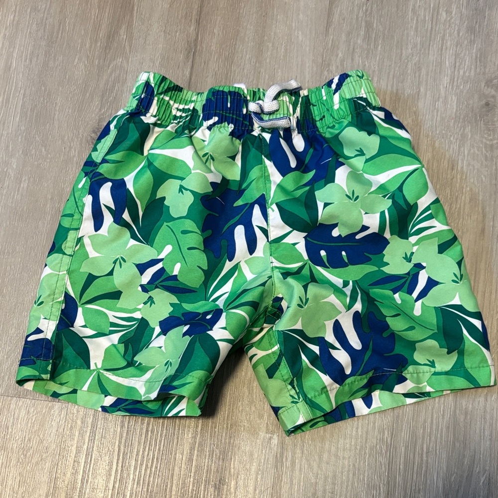Joe Fresh Green and Blue Kids Swim Trunks